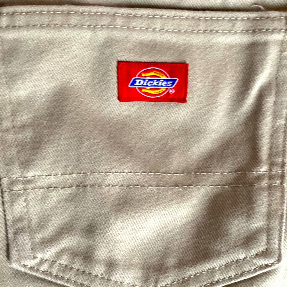 Vintage Old School khaki Dickies Mens Shorts 36x30
